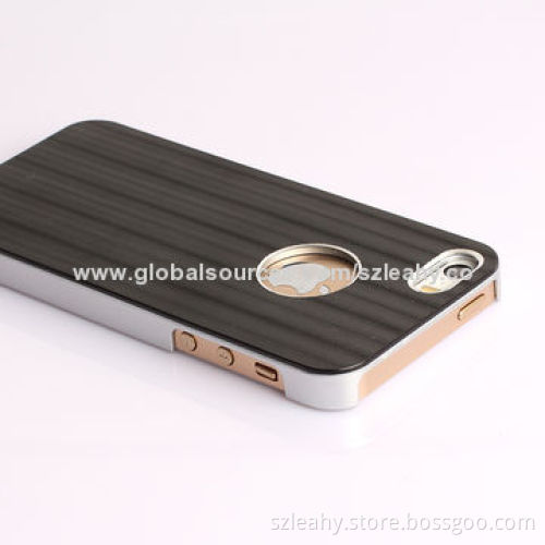 PC case with aluminum on the surface, for iPhone5/5s, guys style, appears so cool